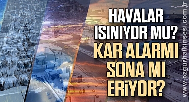 HAVALAR ISINIYOR MU? KAR ALARMI SONA MI ERİYOR?