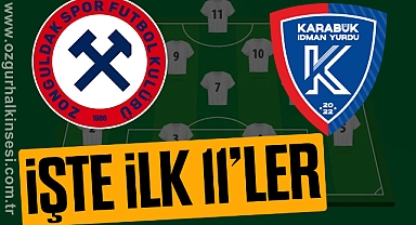 İLK 11’LER BELLİ OLDU