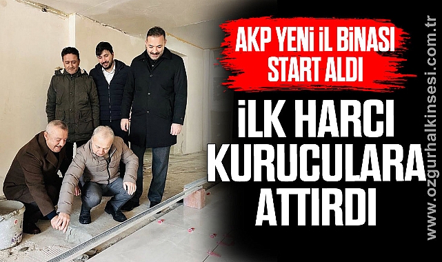 İLK HARCI KURUCULARA ATTIRDI