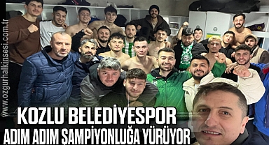 Kozlu Belediyespor adım adım şampiyonluğa yürüyor