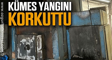 Kümes yangını korkuttu