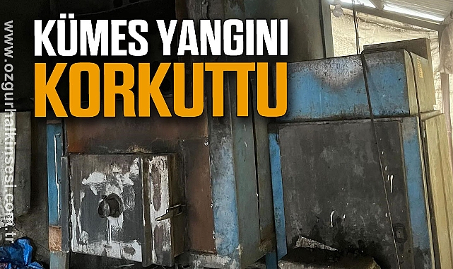 Kümes yangını korkuttu
