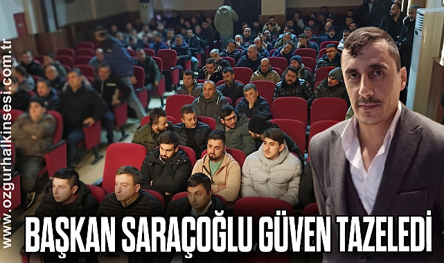 Madencilerin 5'inci kongresinde mevcut başkan Saraçoğlu güven tazeledi