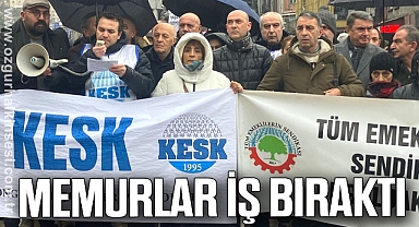 MEMURLAR İŞ BIRAKTI
