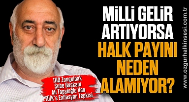 Milli Gelir Artıyorsa Halk Payını Neden Alamıyor?