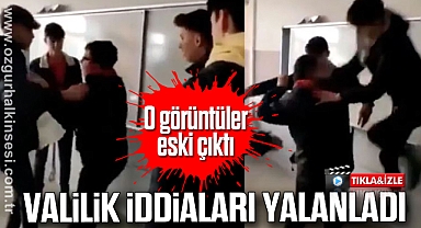 O görüntüler eski çıktı: Valilik iddiaları yalanladı