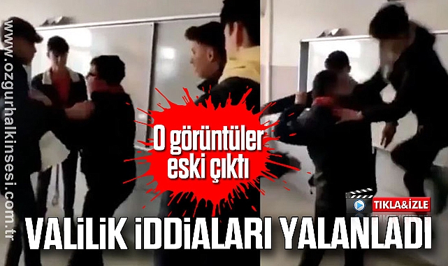 O görüntüler eski çıktı: Valilik iddiaları yalanladı