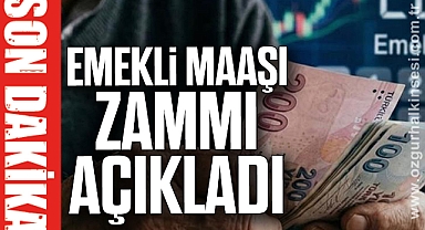 SON DAKİKA: Emekli Maaşı Zammı Açıkladı