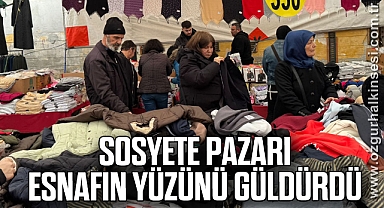 Sosyete Pazarı Esnafın Yüzünü Güldürdü