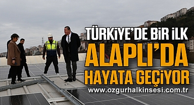TÜRKİYE’DE BİR İLK ALAPLI’DA HAYATA GEÇİYOR