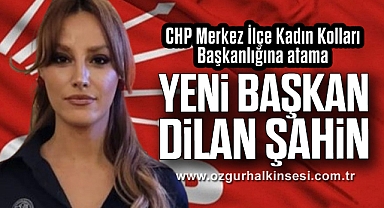 YENİ BAŞKAN DİLAN ŞAHİN