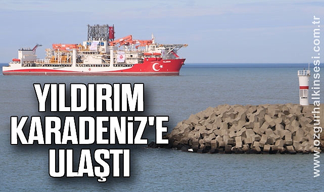 Yıldırım, Karadeniz'e ulaştı