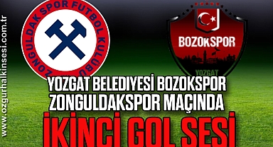 Yozgat Belediyesi Bozokspor Zonguldakspor maçında ikinci gol sesi