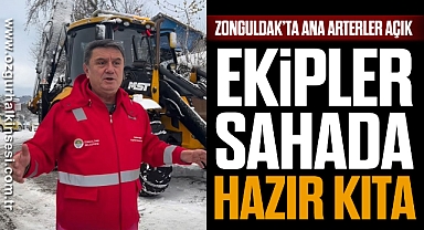 ZONGULDAK’TA ANA ARTERLER AÇIK: EKİPLER SAHADA HAZIR KITA