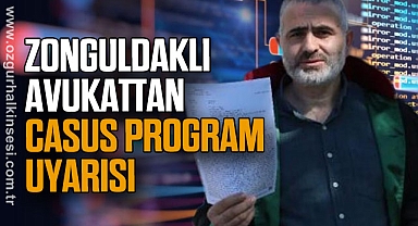 ZONGULDAKLI AVUKATTAN CASUS PROGRAM UYARISI