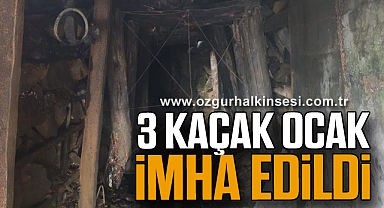 3 kaçak ocak imha edildi