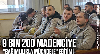9 bin 200 madenciye