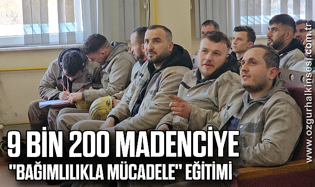 9 bin 200 madenciye