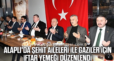 Alaplı'da Şehit aileleri ile gaziler için iftar yemeği düzenlendi