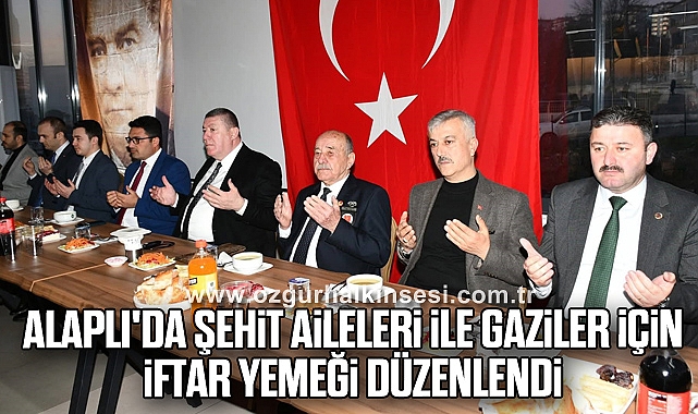 Alaplı'da Şehit aileleri ile gaziler için iftar yemeği düzenlendi