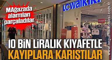Alarmları parçaladılar: 10 bin liralık kıyafetle kayıplara karıştılar