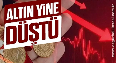 Altın Yine Düştü