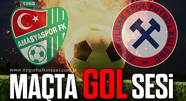 Amasyaspor Zonguldakspor maçında ilk gol sesi
