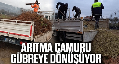 Arıtma çamuru gübreye dönüşüyor