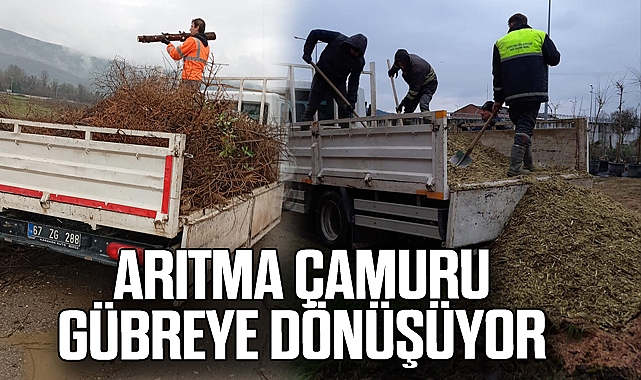 Arıtma çamuru gübreye dönüşüyor