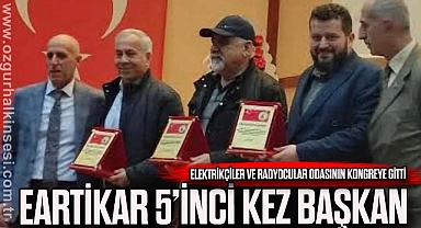 ARTİKAR 5’İNCİ KEZ BAŞKAN