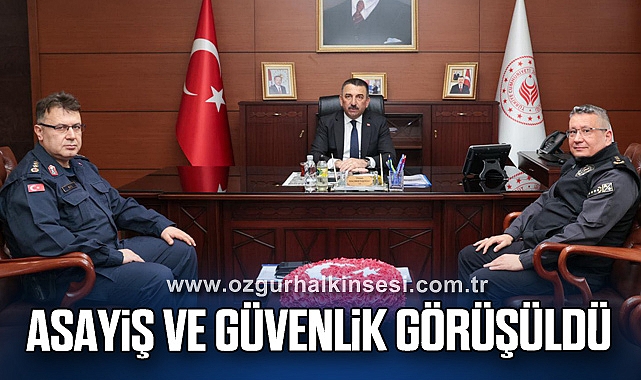 Asayiş ve Güvenlik Görüşüldü