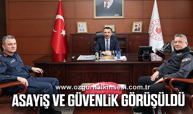 Asayiş ve Güvenlik Görüşüldü