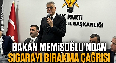 Bakan Memişoğlu'ndan sigarayı bırakma çağrısı