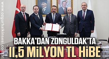BAKKA’dan Zonguldak’ta 11,5 Milyon TL Hibe