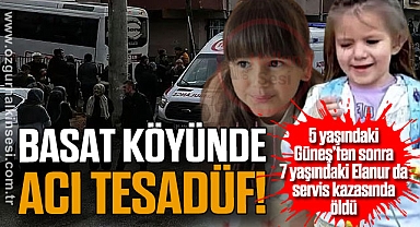 BASAT KÖYÜNDE ACI TESADÜF!