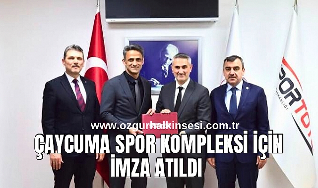 Çaycuma Spor Kompleksi İçin İmza Atıldı