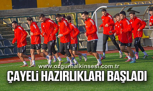 Çayeli Hazırlıkları Başladı