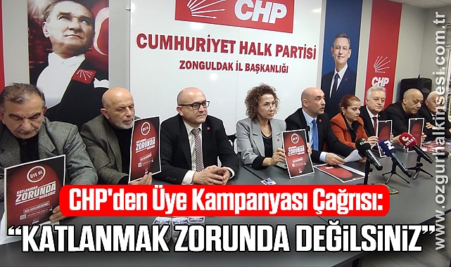 CHP'den Üye Kampanyası Çağrısı: 