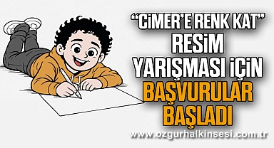 “CİMER’e Renk Kat” Resim Yarışması İçin Başvurular Başladı
