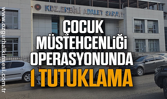  Çocuk müstehcenliği operasyonunda 1 tutuklama