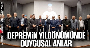 DEPREMiN YILDÖNÜMÜNDE DUYGUSAL ANLAR