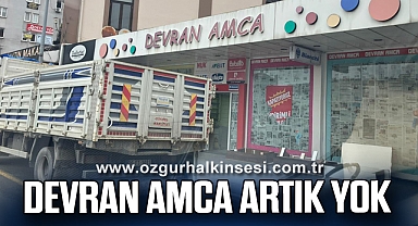 DEVRAN AMCA ARTIK YOK