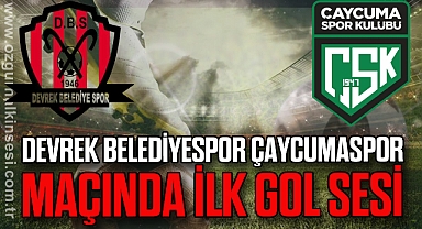 Devrek Belediyespor Çaycumaspor maçında ilk gol sesi