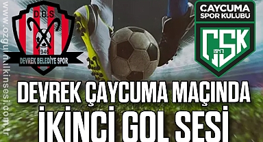 Devrek Çaycuma maçında ikinci gol sesi