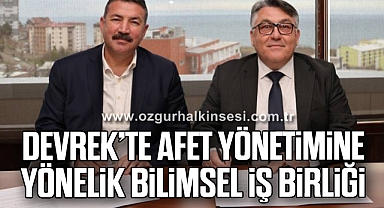 Devrek’te Afet Yönetimine Yönelik Bilimsel İş Birliği