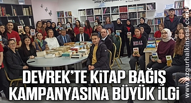 Devrek’te kitap bağış kampanyasına büyük ilgi