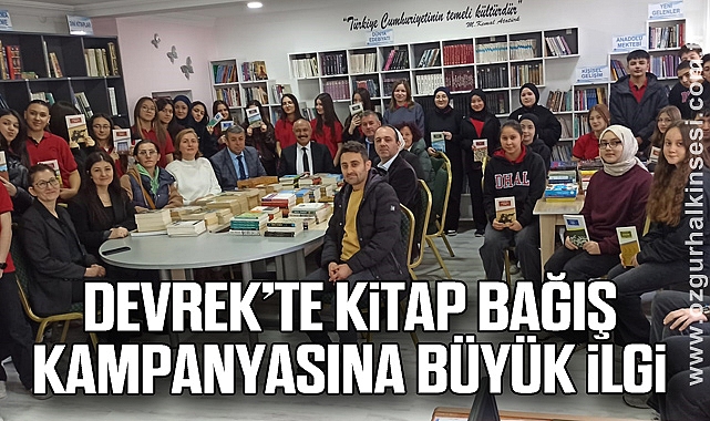 Devrek’te kitap bağış kampanyasına büyük ilgi
