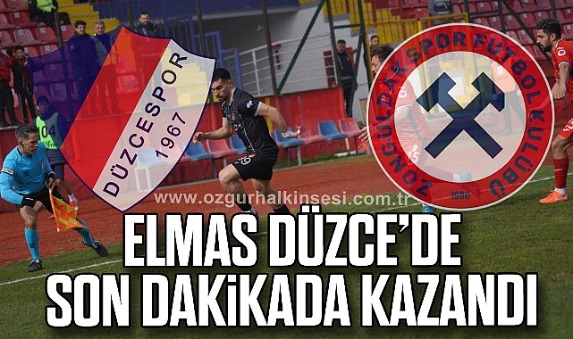 Elmas Düzce'de son dakikada kazandı