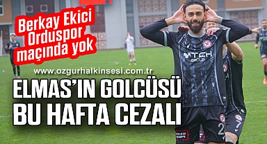 Elmas’ın golcüsü bu hafta cezalı
