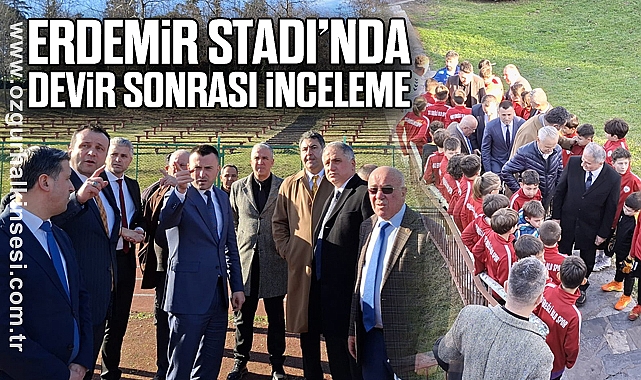 Erdemir Stadı’nda Devir Sonrası İnceleme